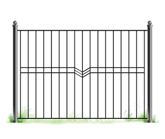 Забор из профильной трубы №5